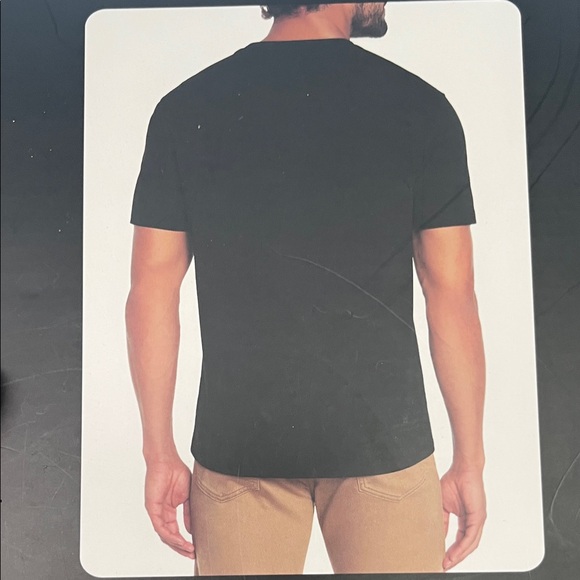 Banana Republic Essential Black V-Neck Tee - Picture 3 of 7